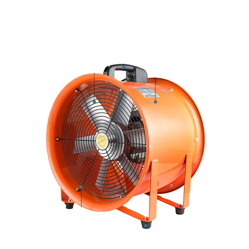 Portable axial fan 220v blower powerful small blower limited space ventilation equipment exhaust fan
