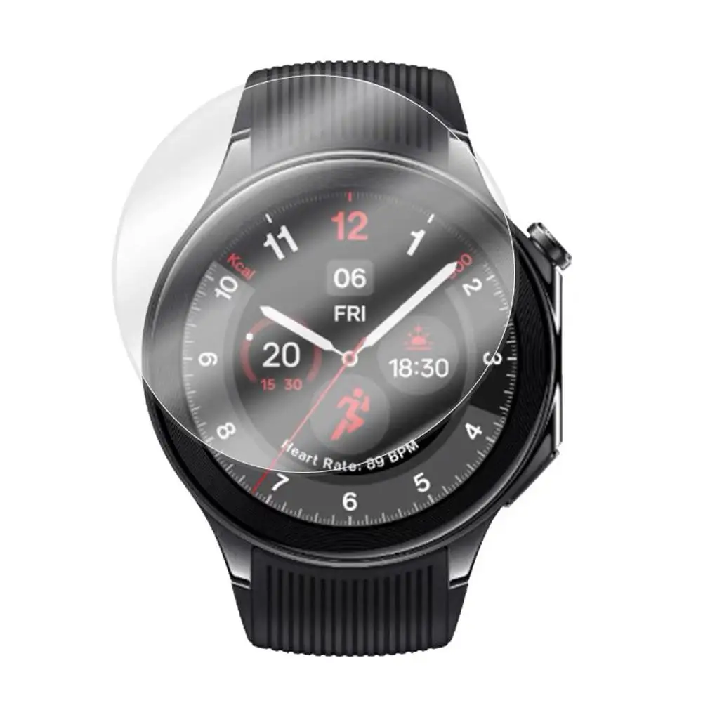 Dla zegarka OnePlus 2 Smart Watch wodoodporny pokrowiec chroniący przed zarysowaniem miękka, naprawialna przezroczysta folia hydrożelowa HD V1N8