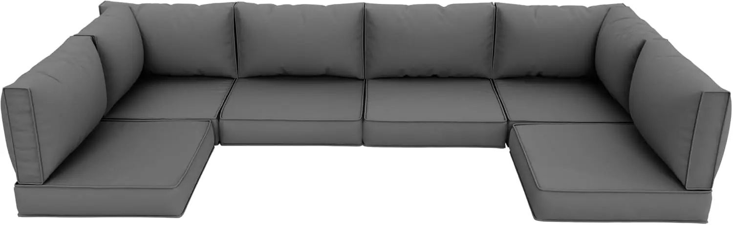 Stylish Grey Outdoor Cushions for Patio Furniture
