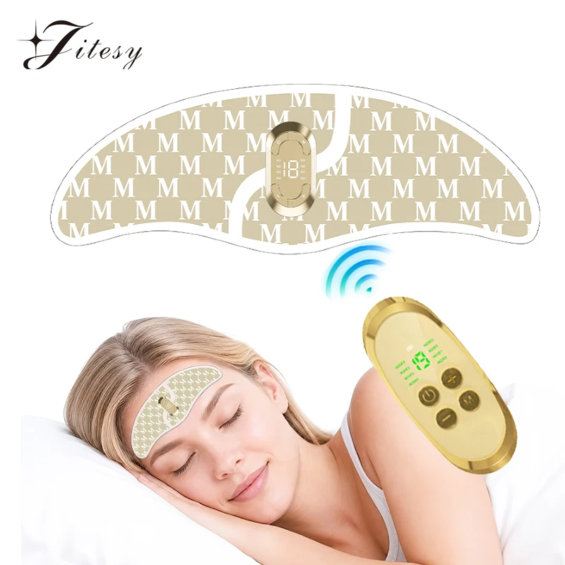 Smart Sleep Aid Device Relief Headband Portable EMS Massager for Deep Relaxation and Stress Relief Massager EMS Device with Microcurrent Technology