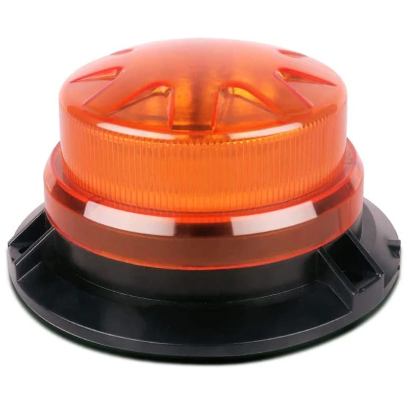 1pc LED Strobe Light 12V-24V 24 LED with Magnetic for Vehicle Forklift Truck Tractor Golf Carts UTV Car Bus Car Accessories