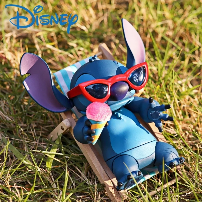 

KAIYODO Stitch Yamauchi Style Anime Figure Collectible Handmade Desktop Ornaments Model Color Box Movable Model Children Gifts