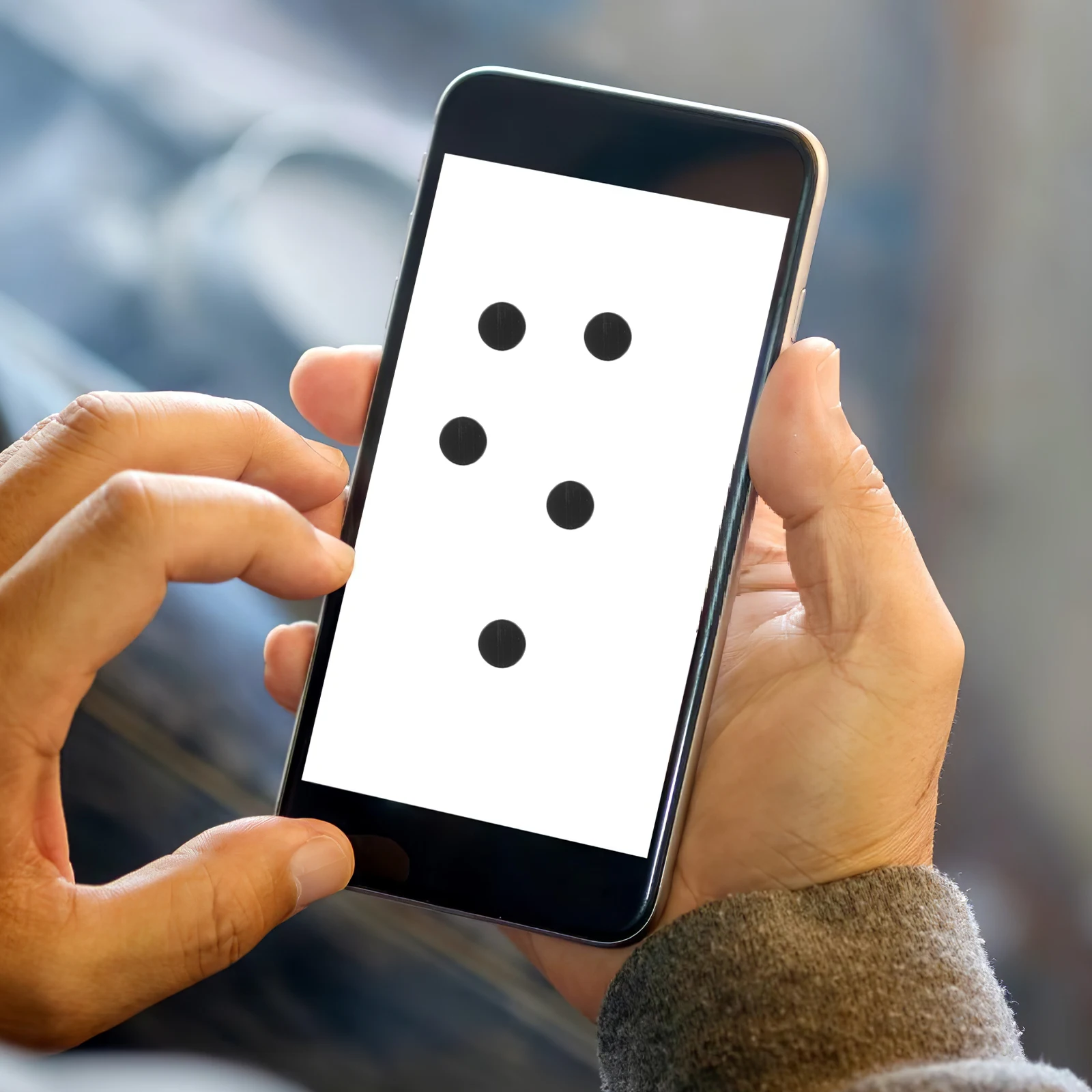 

Screen Clicker Sticker Cell Phone Adhesive Automatic Dots Accessories Tape Black