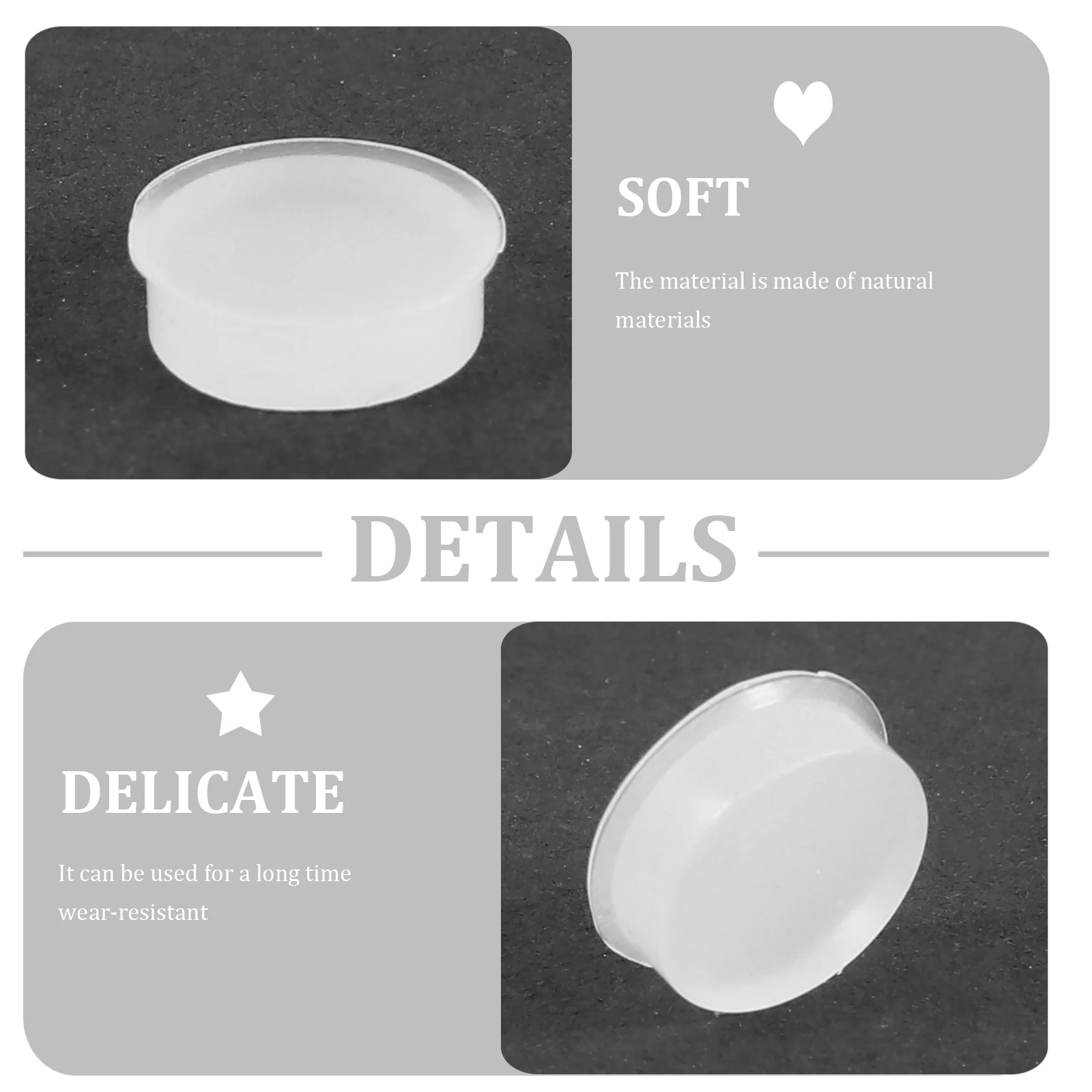 

25 Pcs Plug Flute Cover Holes Covers Silicone Stopper Flutes White Plugs for Open