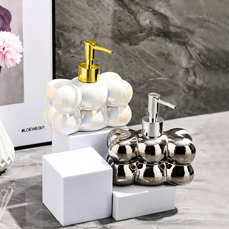 

400ml Yunduo lotion bottle Hotel hand lotion shampoo bath gel sub bottle lotion press bottle bathroom accessories cup dispenser