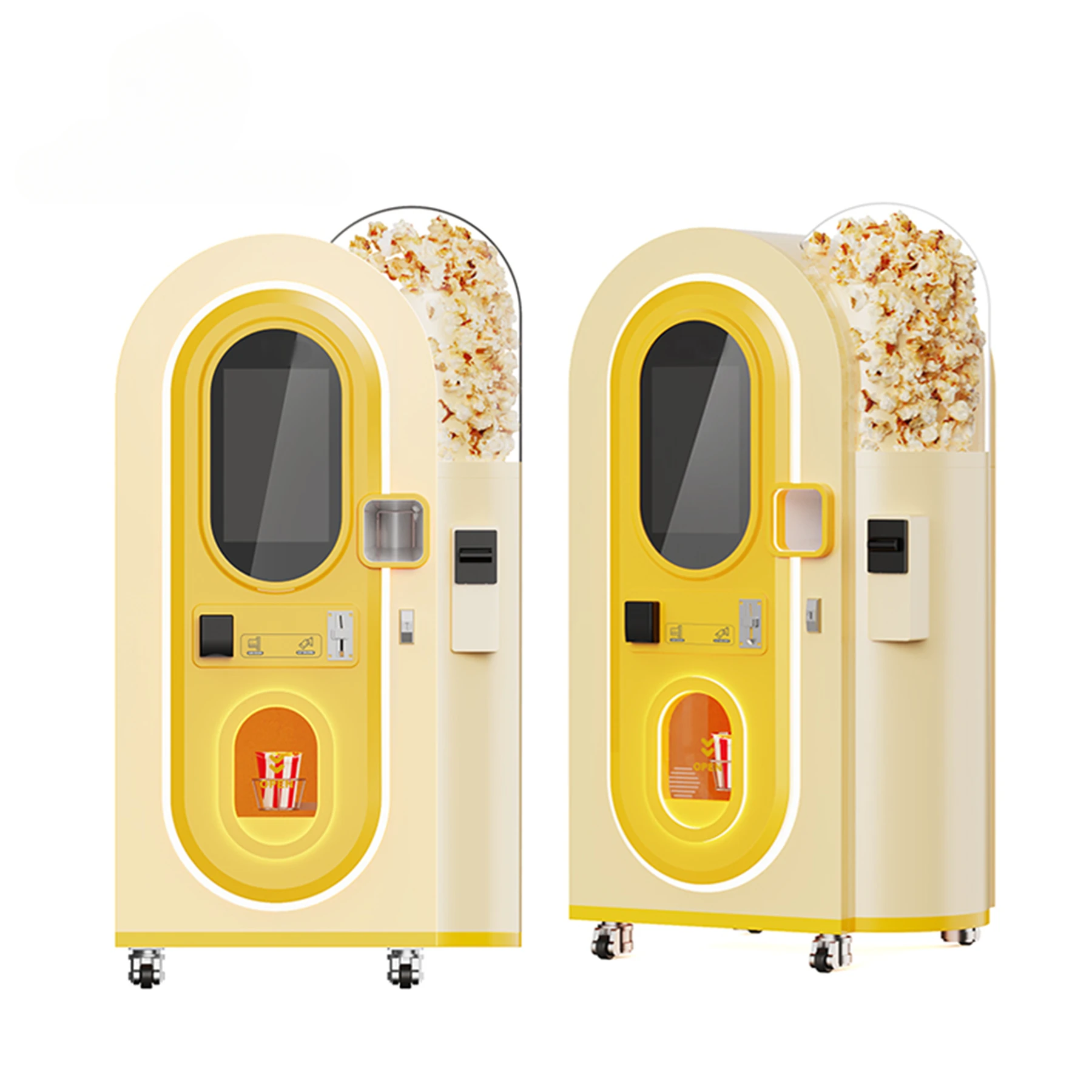 YG Customized Popcorn Vending Machine Snack Food Commercial Automatic Popcorn Vending Machine