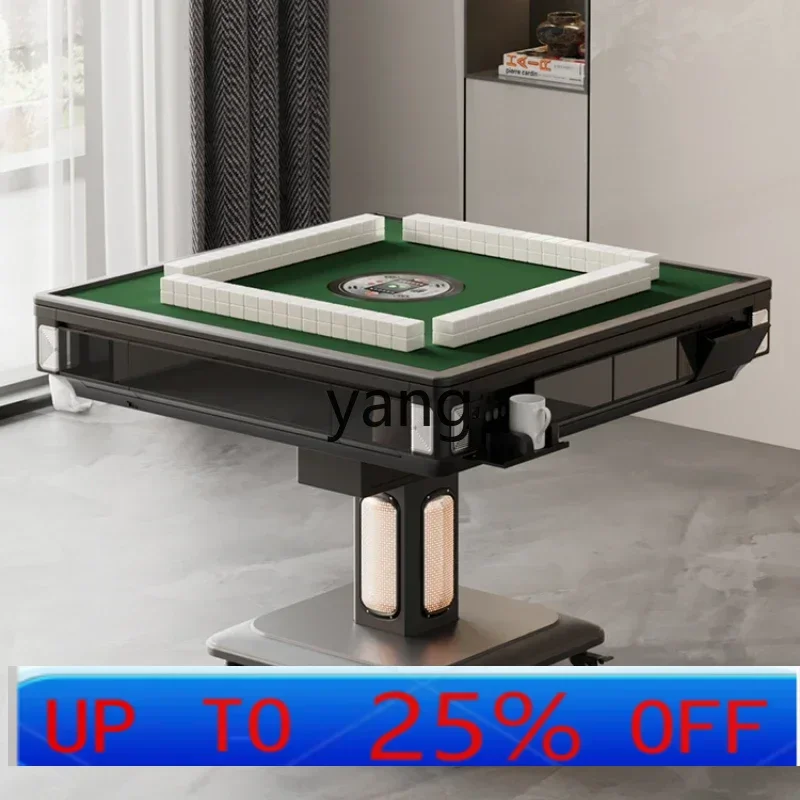 

CX Mute Smart Mahjong Table Dining Table Dual-Use Automatic Folding Roller Coaster Household Four-Mouth Machine Hemp