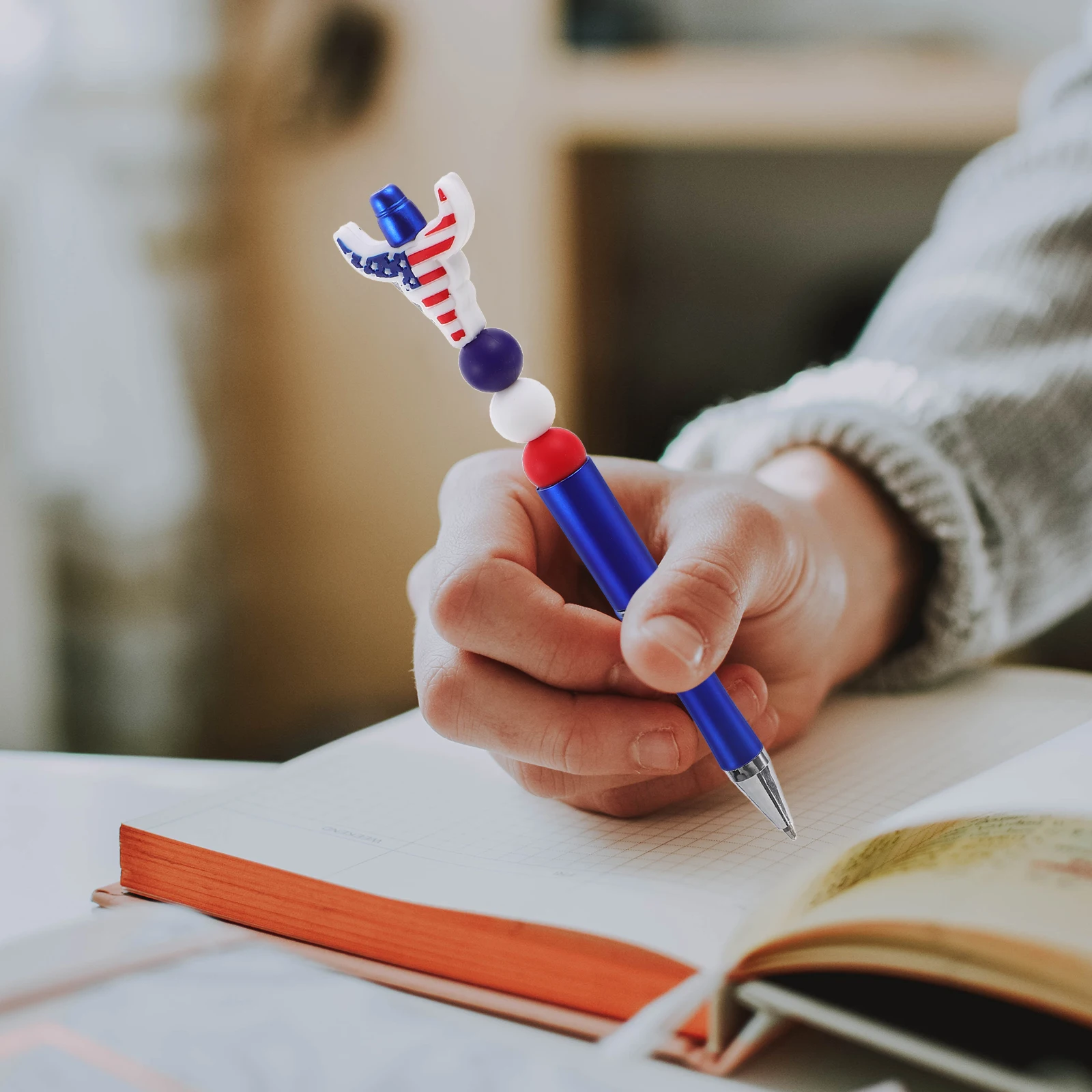 

Cartoon Silicone Pen Children's Pens Cute for Girls Cool Gel Ink Round Beads Office