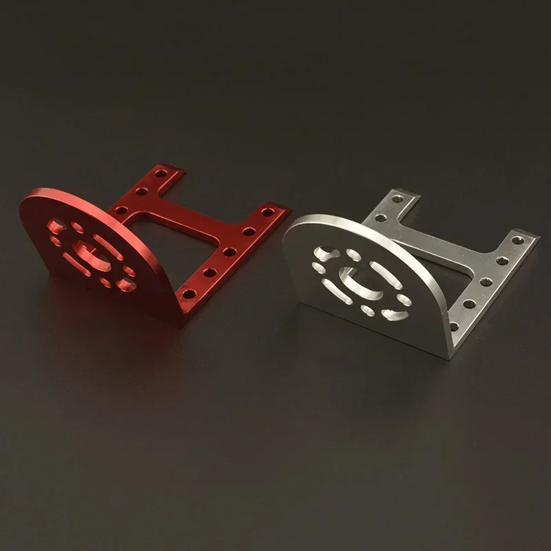 Supporti motore di qualità per barche RC Staffa motore in lega di alluminio 36/40mm per barca RC Motore brushless Barca elettrica 1pz Rosso/Argento