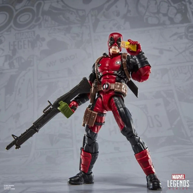 Hasbro Original Marvel Legends Maximum Series Deadpool 6-inch Scale Action Figure for Boys Girls Gift Collectible Model view 4