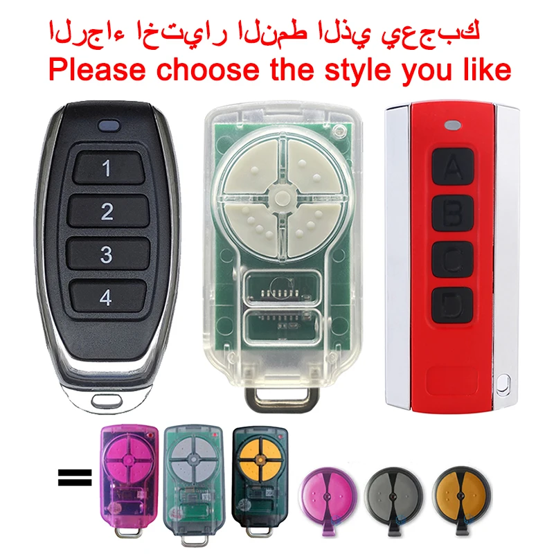 3PCS ATA PTX5 PTX2 PTX 2V1 2V2 5V1 5V2 Gate Opener Remote Control 433MHz Rolling Code Garage Door Control PTX5 Remote Control