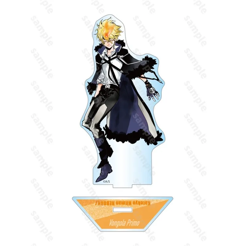 HITMAN REBORN Plate Desk Decor Sawada Tsunayoshi Standing Gokudera Hayato Collection Ornament Yamamoto Takeshi Acrylic Doll Gift