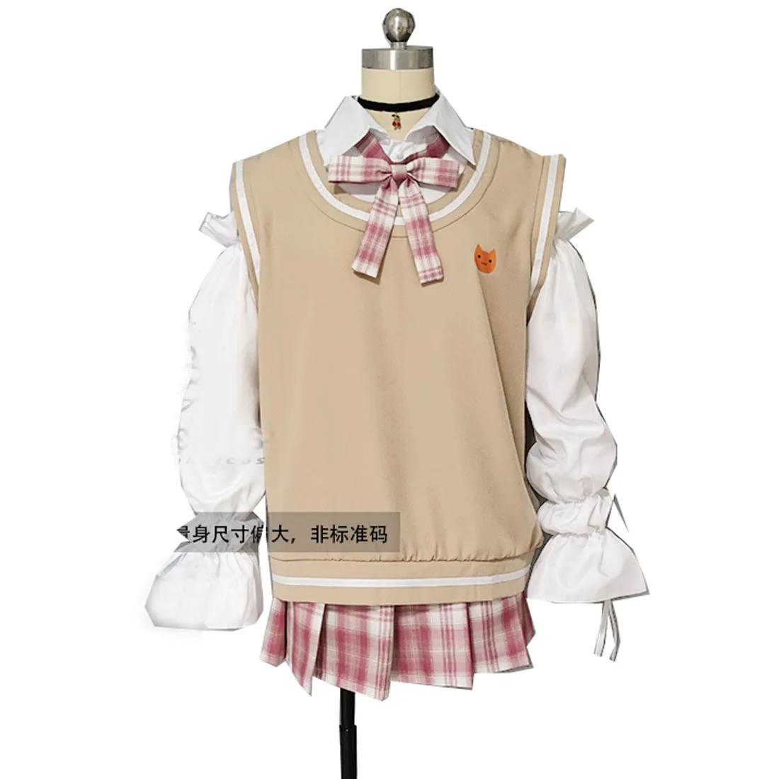 

2022 Anime Vtuber Hiiro Cosplay Costume Sweet Lovely JK Uniforms Activity Party Role Play Clothing