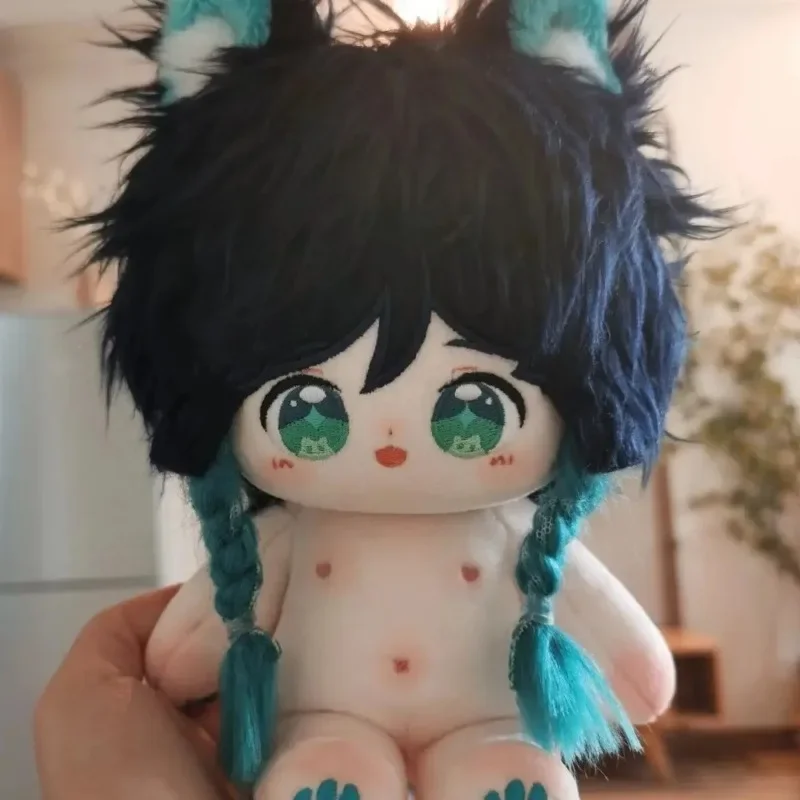 Venti 20cm Dress-up Cotton Doll Genshin Impact Stuffed Plush Pendant Toys for Kids Adult Collectible Gift Animation Game Fans