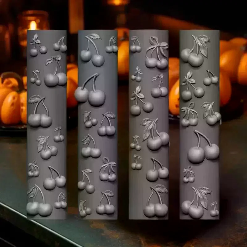 Silicone Mold 3D Rose Flower Butterflies Nail Art Template DIY Cherry Crafts, Manicure Design Decoration Tool