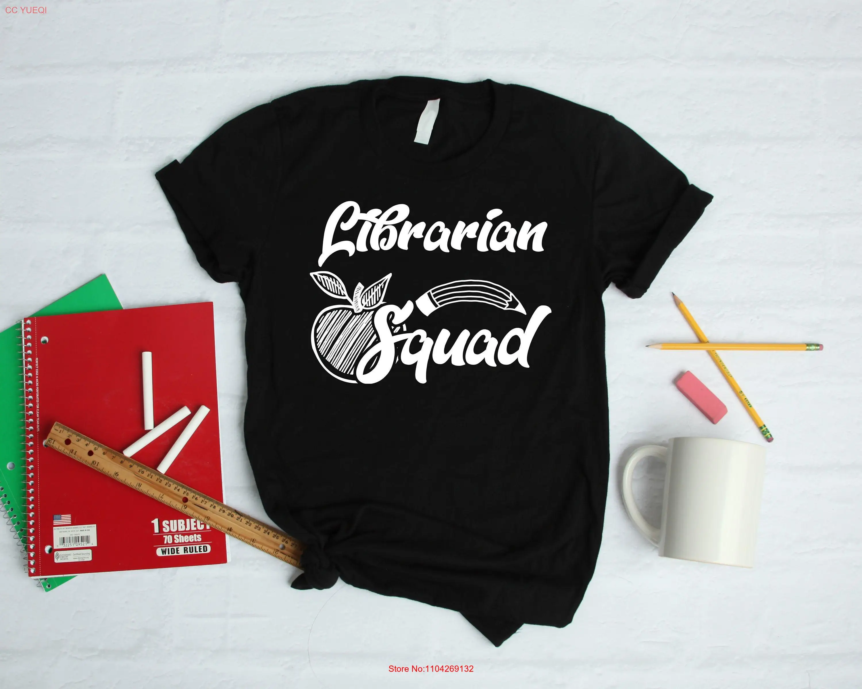 

Библиотечная футболка женская библиотека читает для учителей детский книголюб с длинными или короткими рукавами