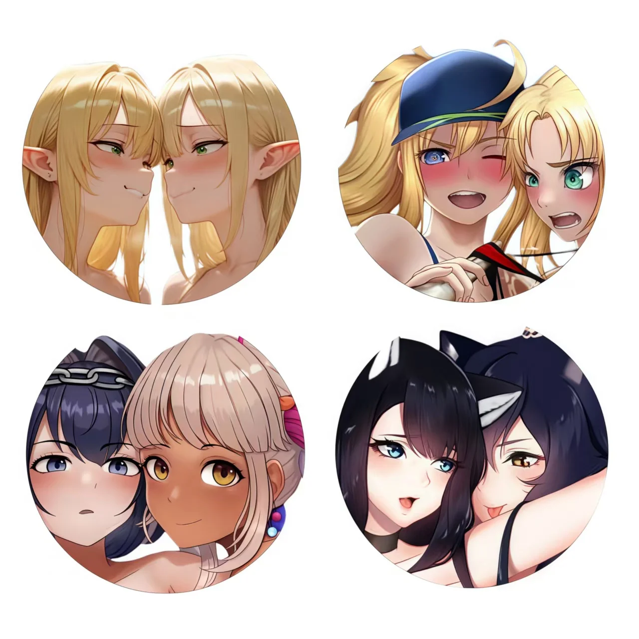 Anime Girl stickers Adult Japanese Cartoon r18 Waifu Vinyl Decals for men decorative Luggage Phone Scrapbook waterbottle