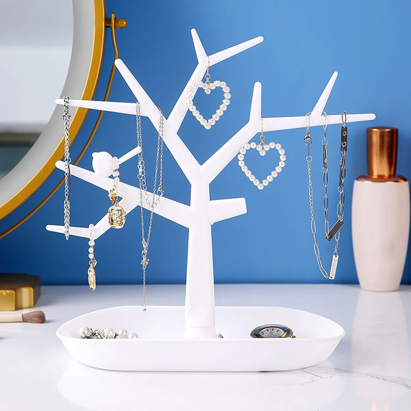 Branch Jewelry Display Stand Earrings Necklace Ring Jewelry Display Tray Tree Storage Racks Organizer Holder Make Up Decoration