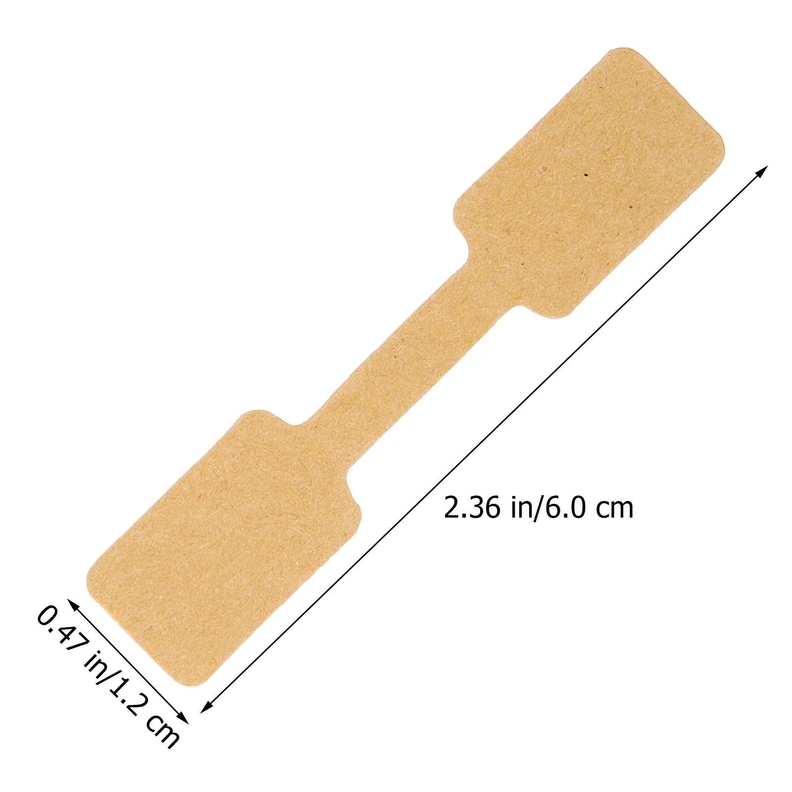 100Pcs Multi-Function Price Tags Self-Adhesive Jewelry Labels for Rings Earrings Necklaces Bracelets DIY Craft Organization