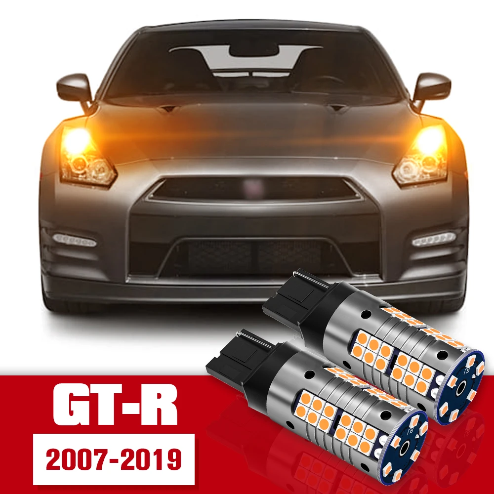 

2pcs LED Accessories Turn Signal Light Bulb Lamp For Nissan GT-R GT R GTR 2007-2019 2008 2009 2010 2011 2012 2013 2014 2015