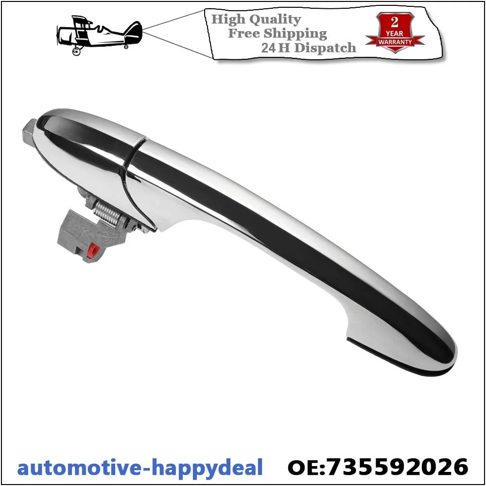 

Car Exterior Door Handle Chrome Right Left Hand Drive Exterior Door Handle 735592012 For Fiat Automobiles Exterior Parts