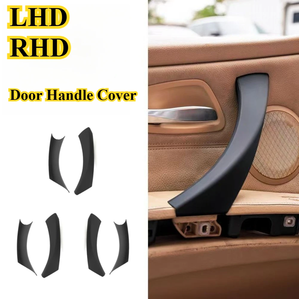 Einfache Installation RHD LHD Innentürgriff für BMW E90 E91 E92 3er Serie Schwarz Links Rechts Vorne Hinten Schwarzer Türgriff Handschuh