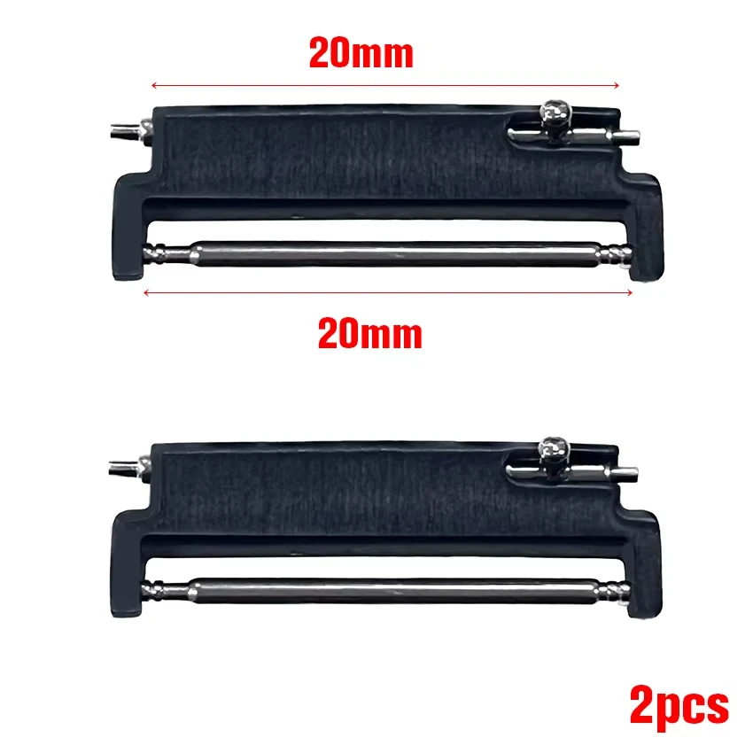 2 Stück Schnellverschluss-Uhrenarmband-Adapter aus Metall, 20 mm auf 18 mm, 20 mm auf 20 mm, 22 mm auf 20 mm Uhrenverbinder – Detail 7