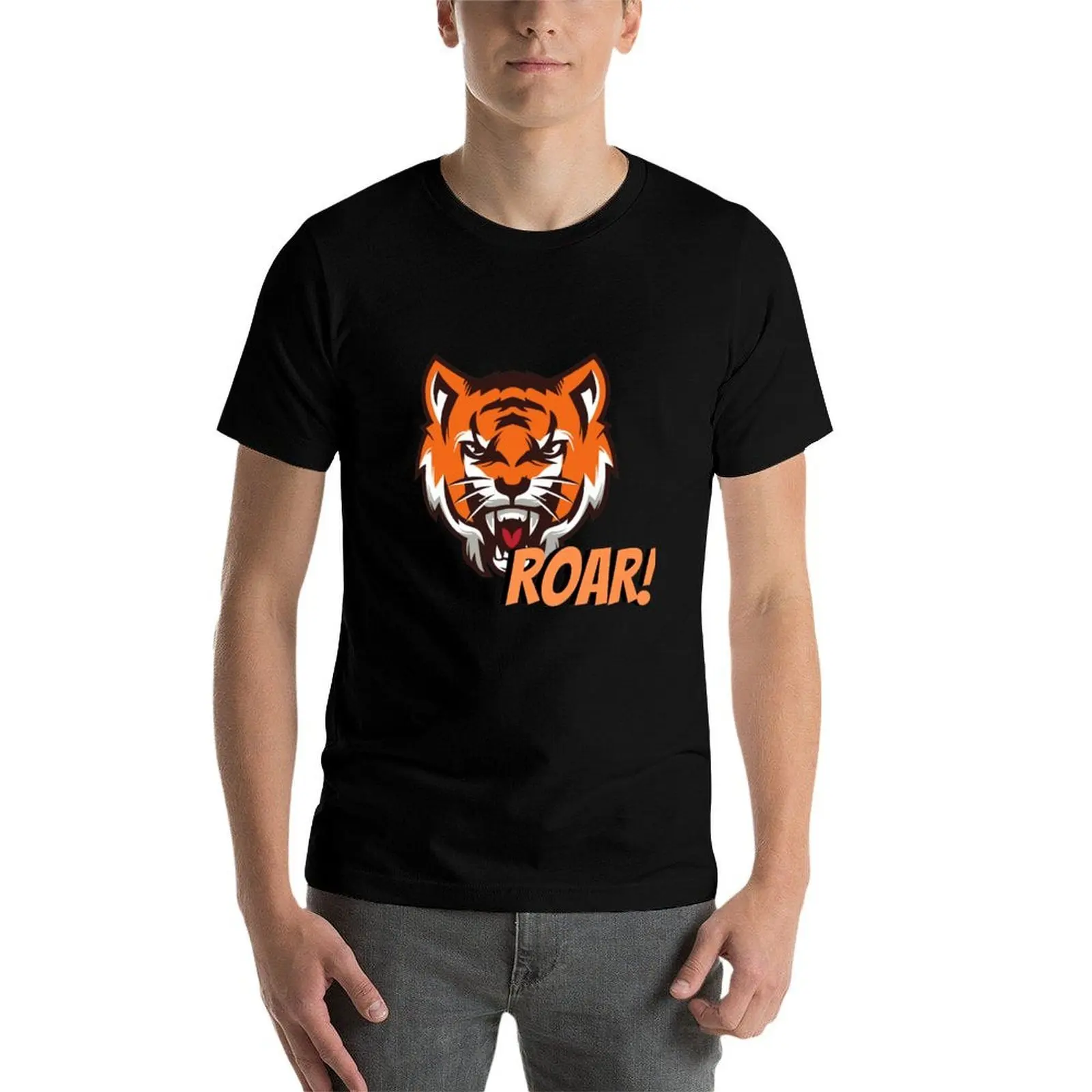 

Roar! Tiger T-Shirt funny t shirts man cotton t shirt man T-Shirt
