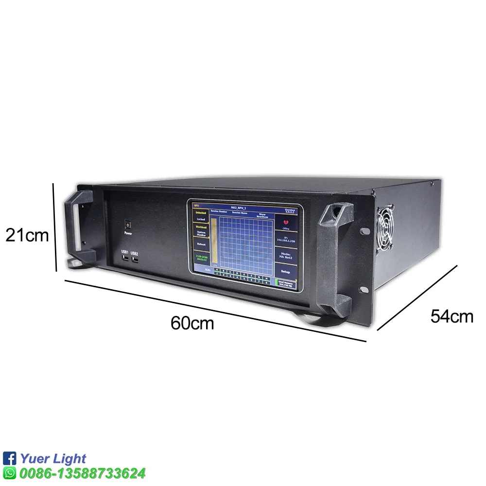 NPU Compatible All Grand Ma2 Controller 4096 DMX512 Channel 8DMX output power ups NPU Network Processor Stage Party Equipment