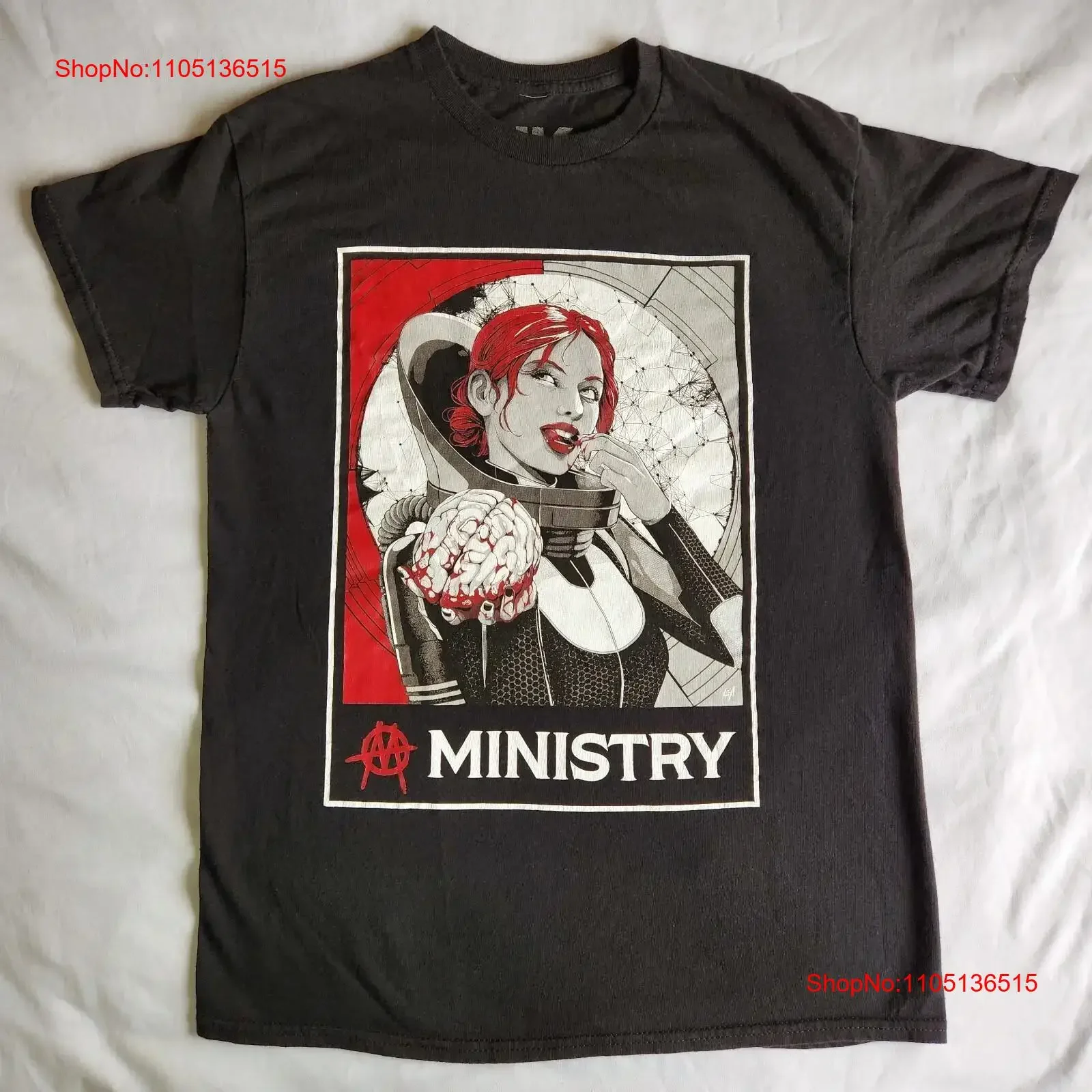 Ministry The Mind Is A Terrible Thing To Taste T Shirt Black S 5XL 1G0247 vintage Washed Comfortable Top For Everyday Wear