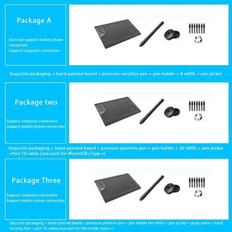 

Y1UB VINSA Графический планшет для рисования со стилусом без батареи, 8192 Давление