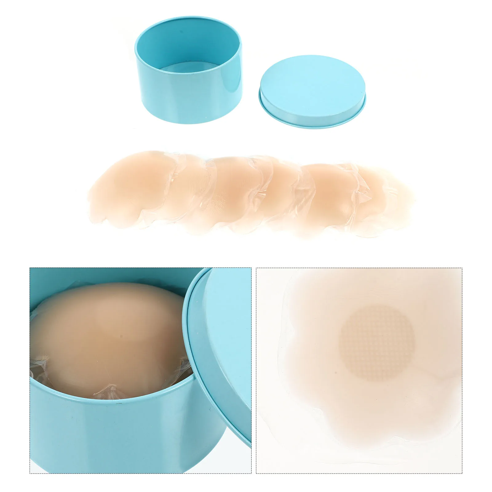 

Silicone Material Lightweight Anti Bump Nipples Patch Areola Cover Women Intimates Accessories Nipple Concealer Body Adhesive