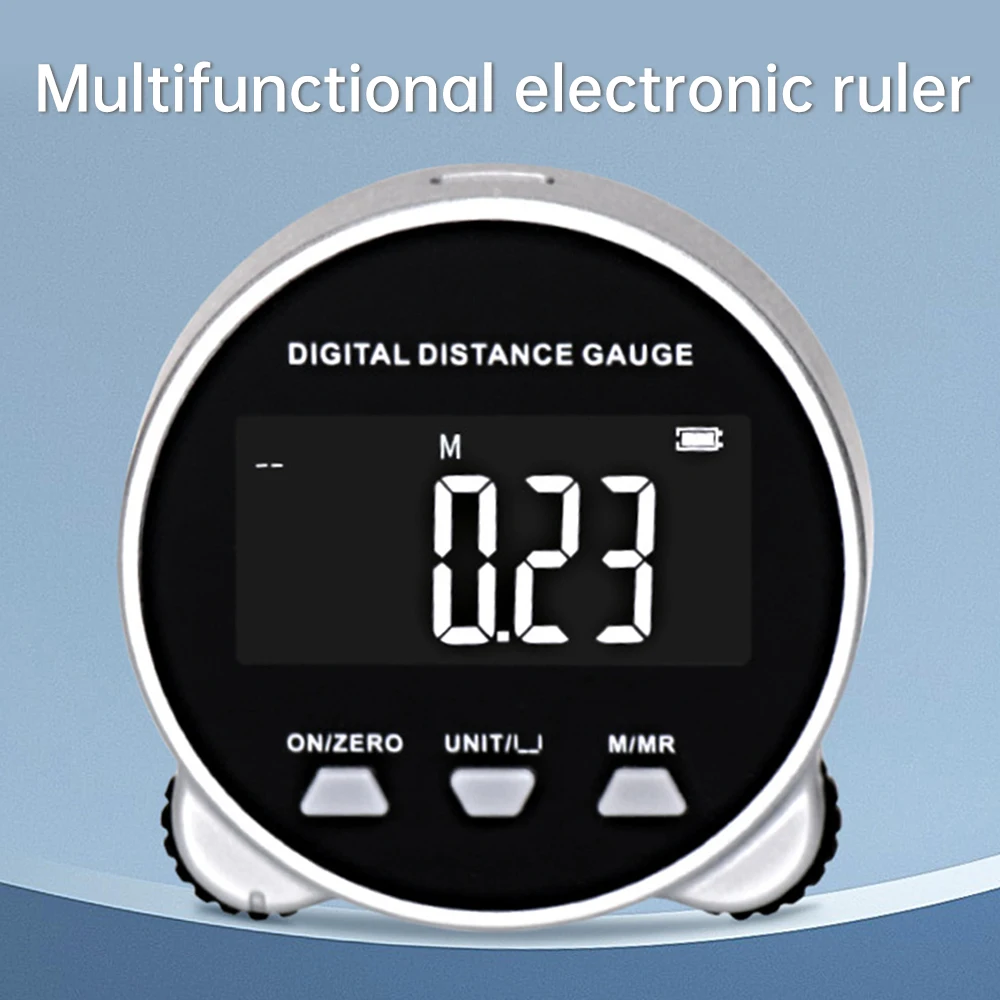 

Electronic Rangefinder Digital Roller 1.8inch Electronic Ruler Intelligent Automatic Measuring Irregular Objects Distance Meter