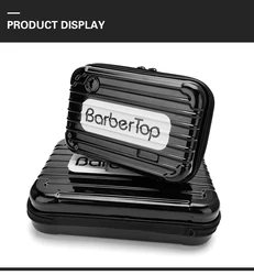 Spezialität Barber Box Stoßfest Haar Schere Fall Tasche Barber Widerstand Trimmer Koffer Wasserdicht High-kapazität Styling Werkzeug