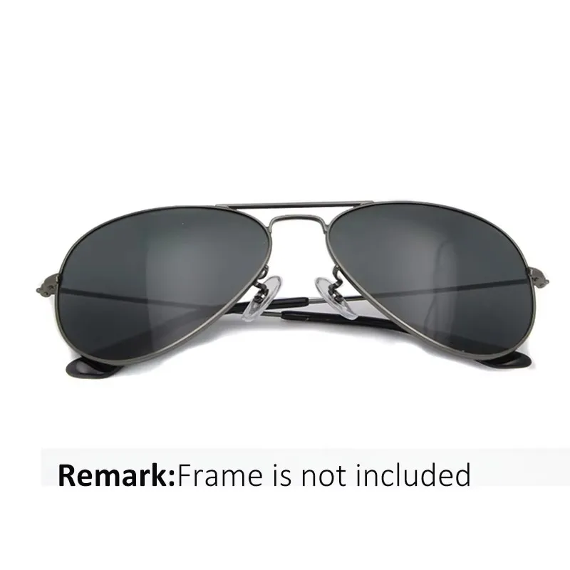 ESNBIE Customized Sun Prescription Colored Lens for Eyes UV400 Protection 1.50 Index Spheric Lens CR39 Polarized Lens Brown Gray