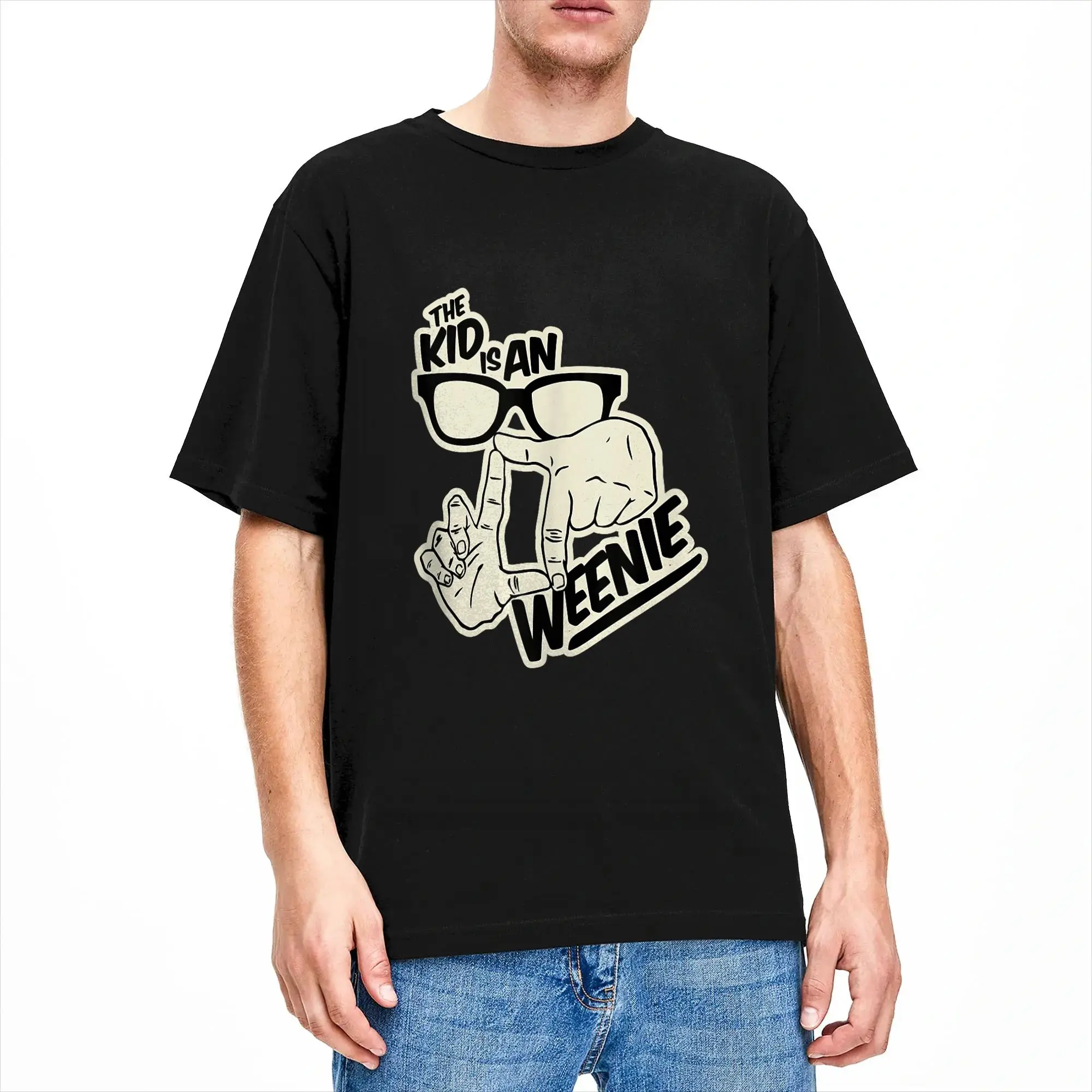 Kid is an Weenie Hand Glasses T Shirt Summer  Trending T Shirts 100% Cotton Comfortable 4XL 5XL 6XL Tees Short Sleeve Y2K Tshirt