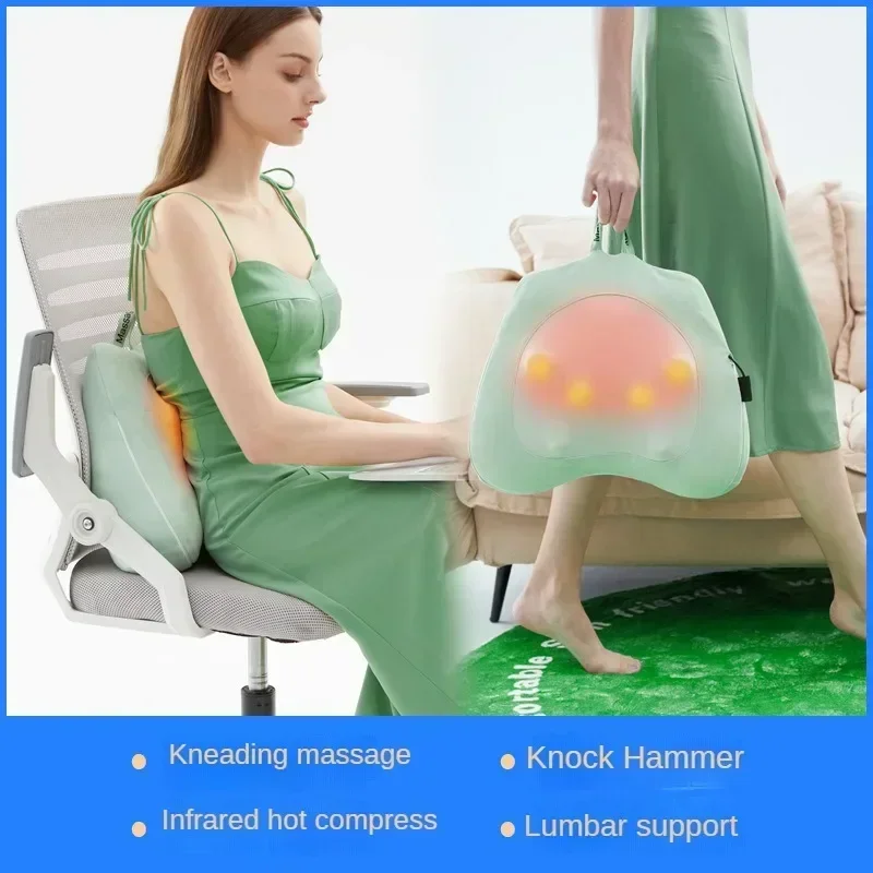 

2025 Neck and Waist Massager Back Shoulders Neck Legs Full Body Multifunctional Electric Massage Pillow Car Mounted Household Us