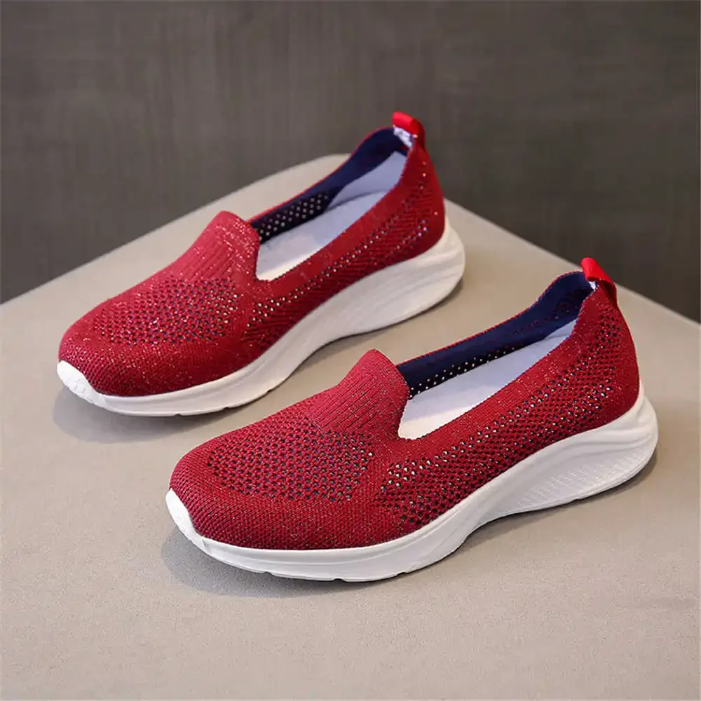 Red Wine Slipon Sneakers For Running Flats Summer Loafers Men Breathable Shoes Sport Outings Different School Trending