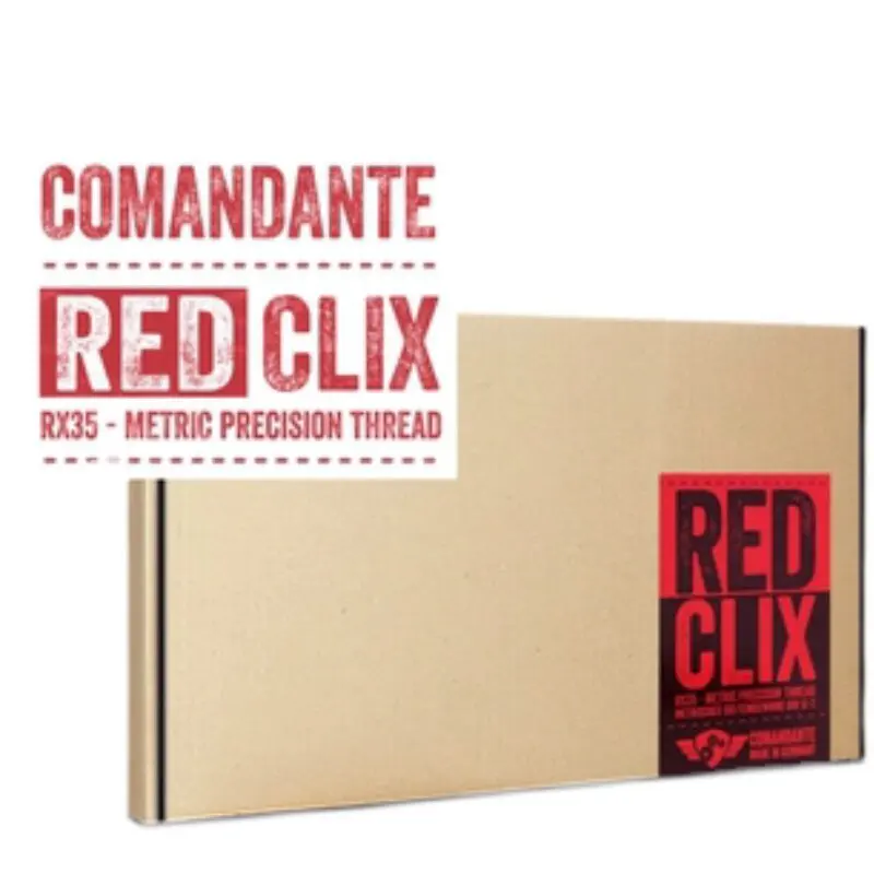Comandante Red Clix Upgrade Kit For C40 Manual Coffee Grinder Ultra Fine Thread Axle Set With Coffee Grounds Jar Barista
