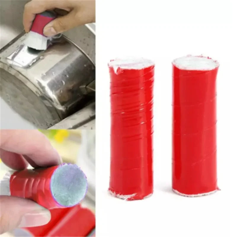 2PCS/Set Magic Rust Remover Stick Stainless Steel Washing Brush Wipe Pot Iron Stove Rod Kitchen Cleaning Tools