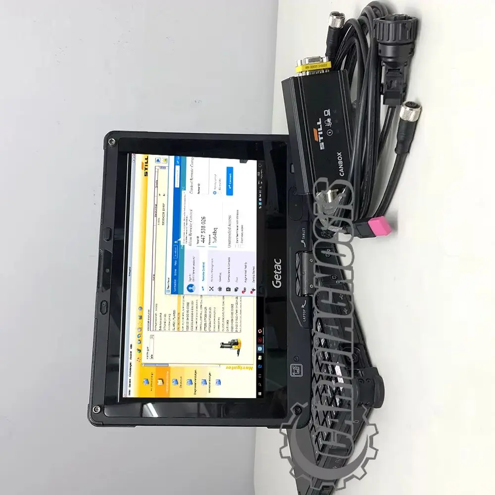 

full set v110 laptop for STILL CANBOX USB (OEM) 50983605400 FORKLIFT CANBOX INTERFACE WITH SOFTWARE STED V8.21