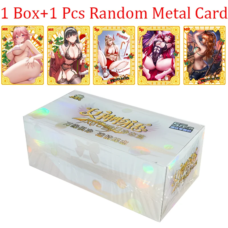 

NS-5M05 Goddess Story Collection Cards Booster Box Girl Party Swimsuit Game Card Child Kids Table Toys For Family Birthday Gifts