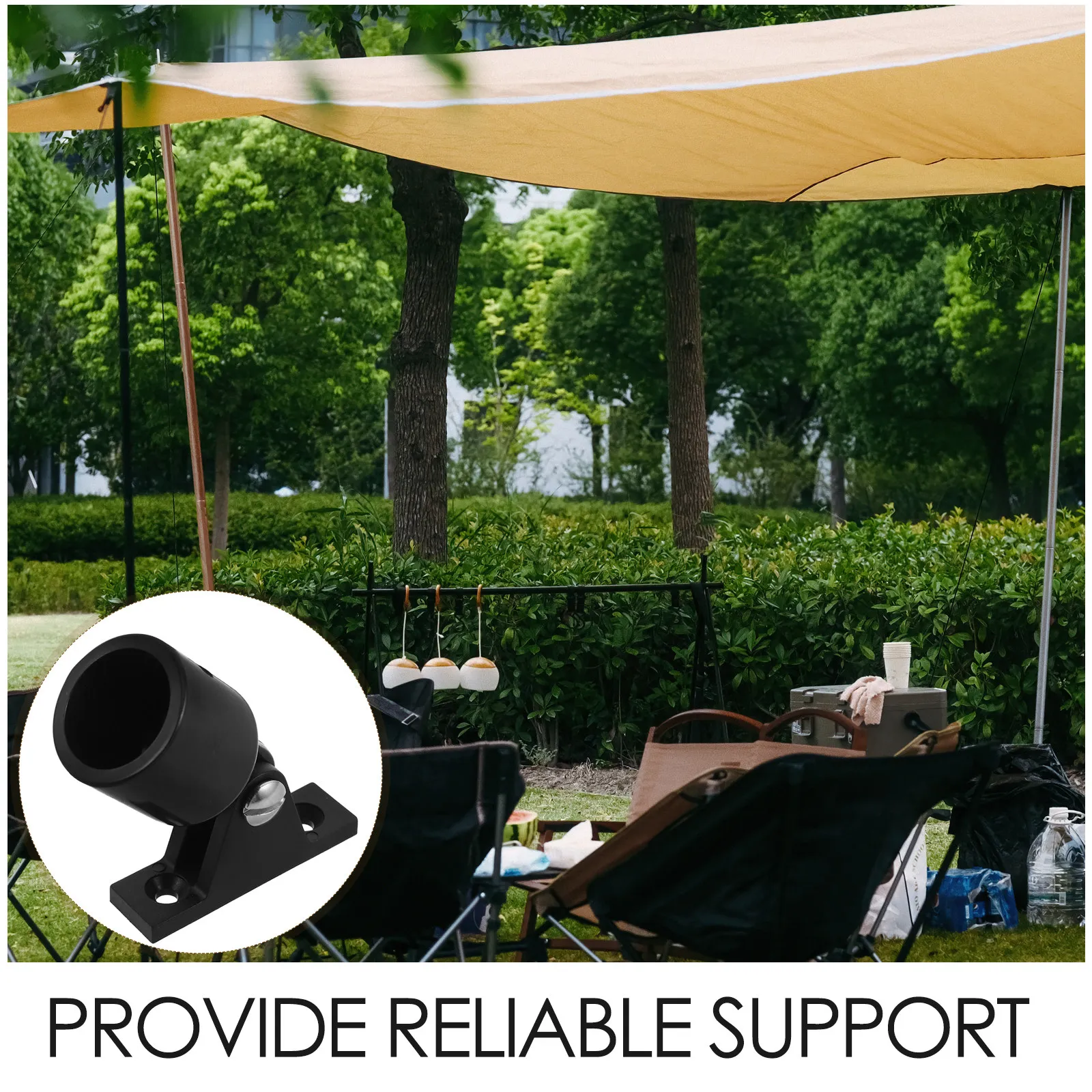 Boat Top Hardware Nylon Sliding Tube Cover Marine Sliding Cap for Yacht Awning Part Kayak Sunshade Tube Caps