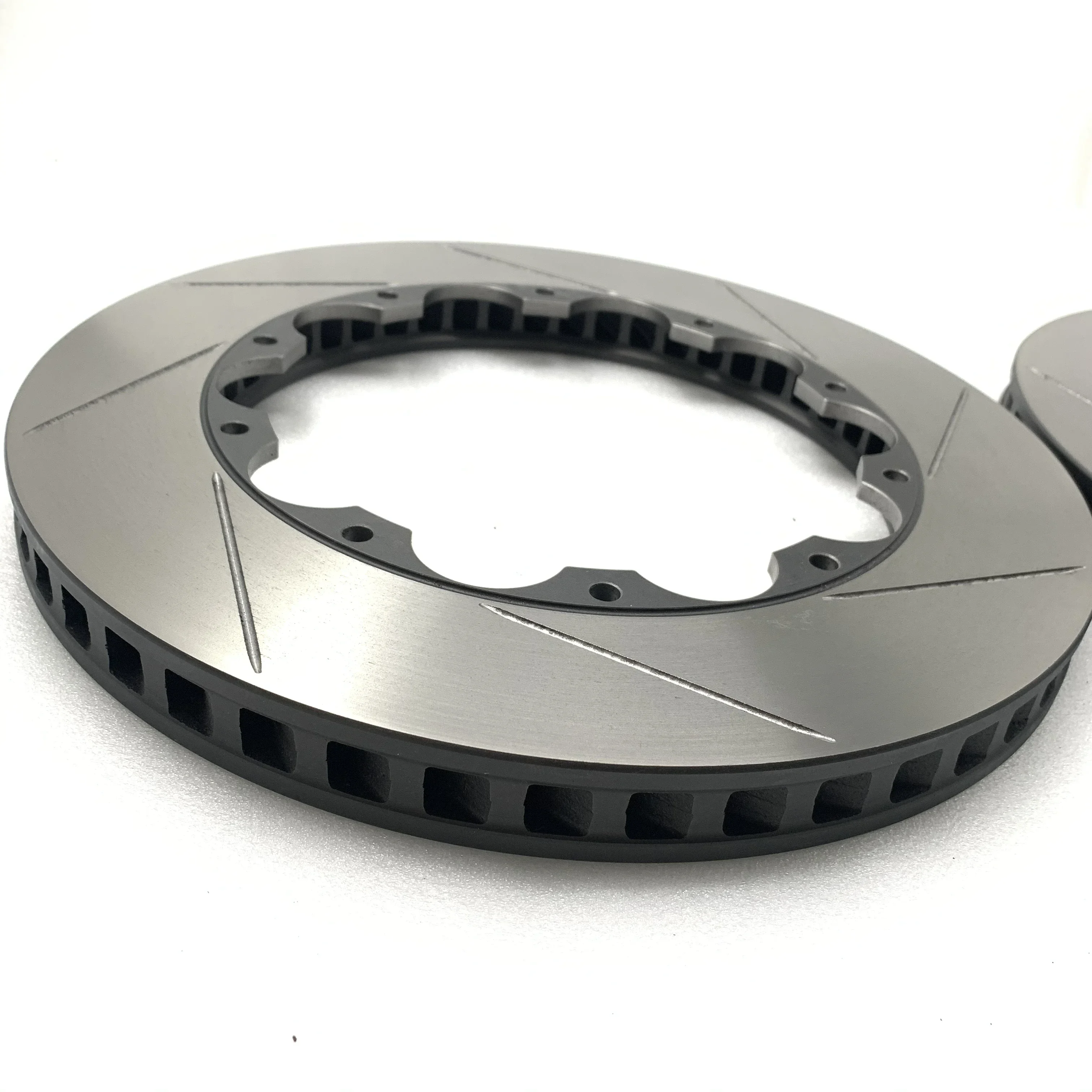 Disco forato a macchina in ferro con rotore freno 380x34 mm personalizzabile di fabbrica per varie auto