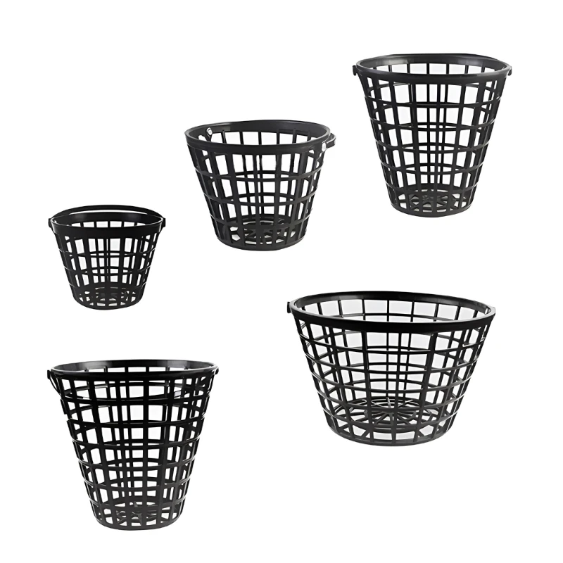 Men Golfing Accessories Nylon Plastic Golf Practice Container Golf Basket Large Golfball Storage Container Buckets