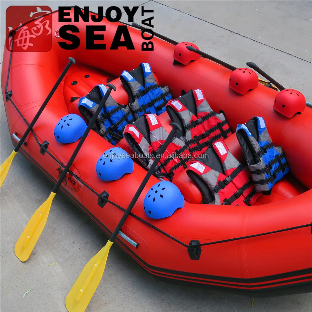 PVC AR-400 Inflatable White Water Raft 5-6 Person Drifting Boat