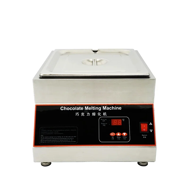 D2018-1 220v pemanas udara/elektrik mesin peleburan cokelat 220v silinder tunggal mesin peleburan coklat komersial