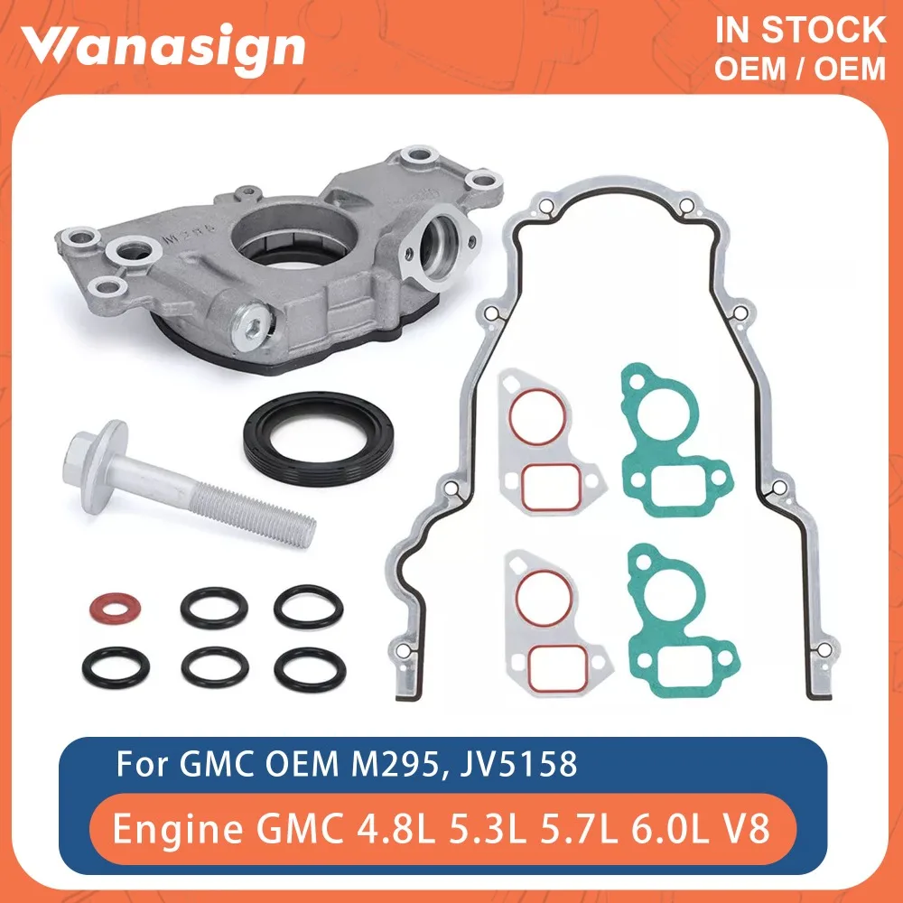 

Engine Oil Pump Gasket Set Fit 4.8 5.3 5.7 6.0 L For Chevrolet GMC Buick Cadillac LS1 LS2 LS 4.8L 5.3L 5.7L 6.0L V8 GAS M295