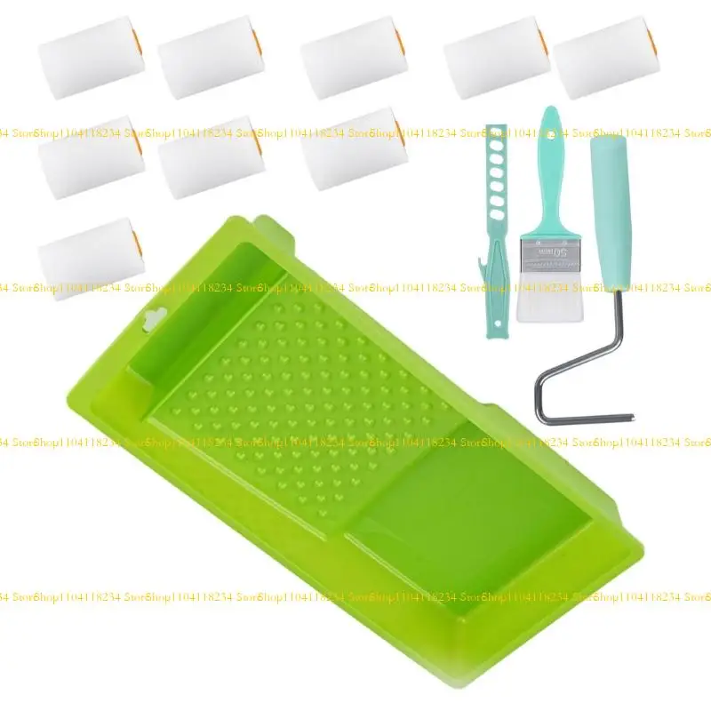 O conjunto rolos p9fb 13pcs inclui rolos composto 2 polegadas e acessório portátil para e