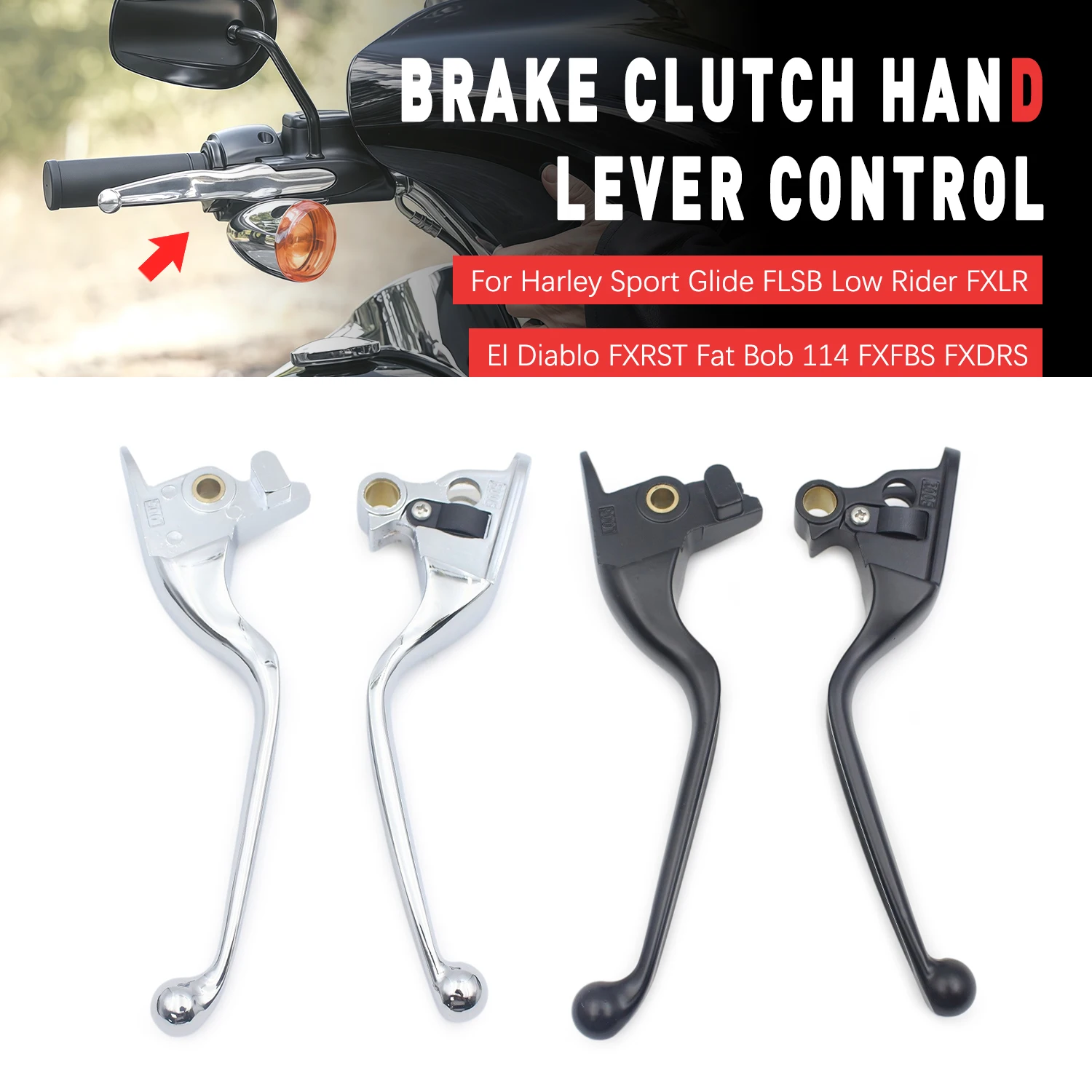 Motorcycle Clutch Brake Levers Kits For Harley Heritage Classic FLHC Softail Standard FXST Softail FXFBS FXDRS Fat Boy 114 FLFBS